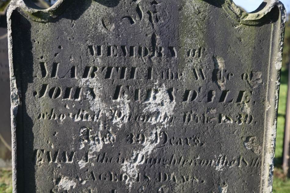 A tombstone with writing on it
Description automatically generated with medium confidence